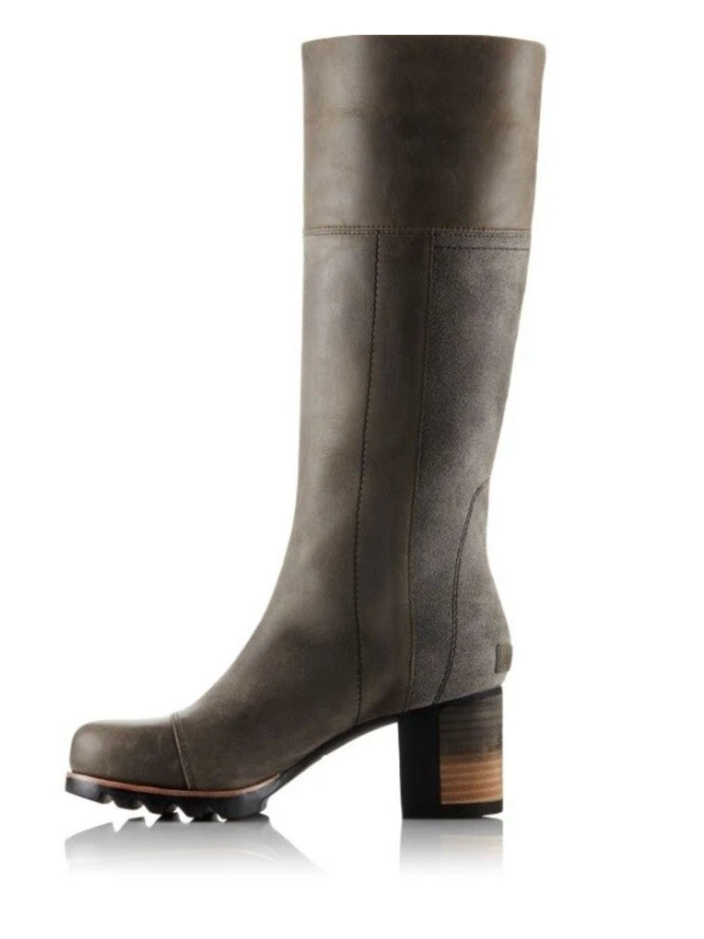 Sorel “Addinngton” tall water proof boots brown leather suede size 7